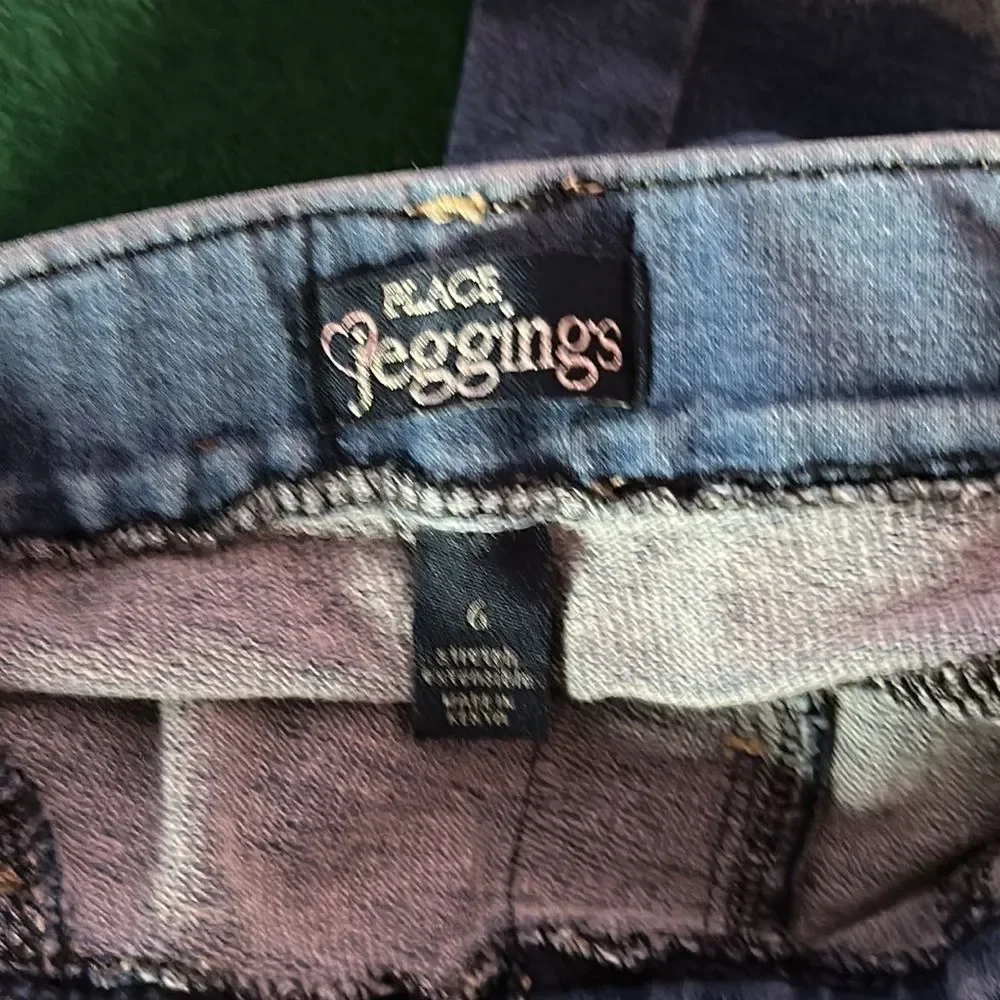 The Children's Place Girls Size 6 Jeggings Blue Stretch Denim Medium Fit